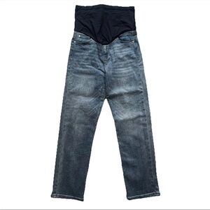 Pink Blush Maternity Jeans Womens 28 Straight Leg Medium Wash Pregnancy Denim